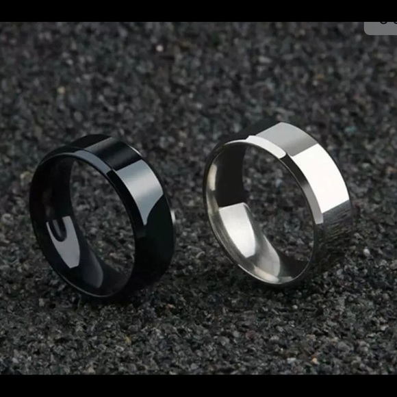 Unisex Rings Titanium Steel Chic Gorgeous Jewelry - Picture 4 of 16